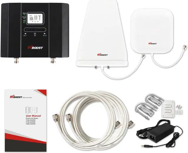Alt view image 5 of 7 - HiBoost Home 10K Smart Link Cell Phone Signal Booster - Coverage upto 10,000 sq ft. - F15G-5S-BTW