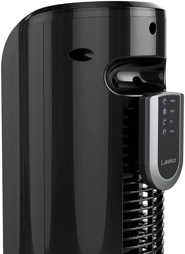 Alt view image 3 of 11 - Lasko 32" Oscillating Tower Fan with Remote Control T32200