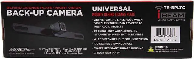 Alt view image 12 of 12 - Behind License Plate Camera with Active Parking Lines