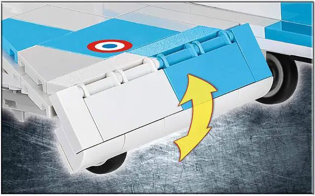 Alt view image 6 of 14 - COBI 5801 Historical Collection Set Brick Model Mirage 2000-5 Plane Building Kit