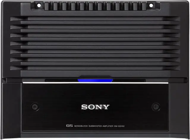 Alt view image 4 of 20 - Sony XMGS100 Monaural 330 Watt MOSFET Class D Car Audio Stereo Amplifier, Black