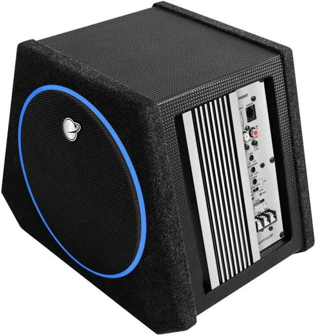 Alt view image 4 of 6 - Planet Audio PAB80 8" 250 Watts Amplified Subwoofer System With Enclosure