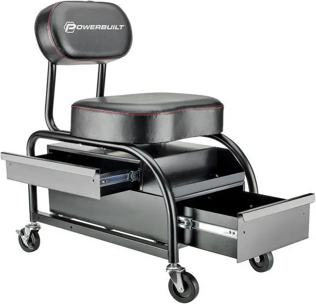 Alt view image 2 of 15 - Powerbuilt Professional Detailer Roller Seat - 240299