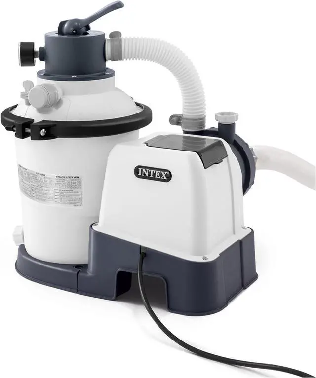 Main image of Intex 26641EG Krystal Clear Sand Filter Pump for 4,400 Gal Above Ground Pools