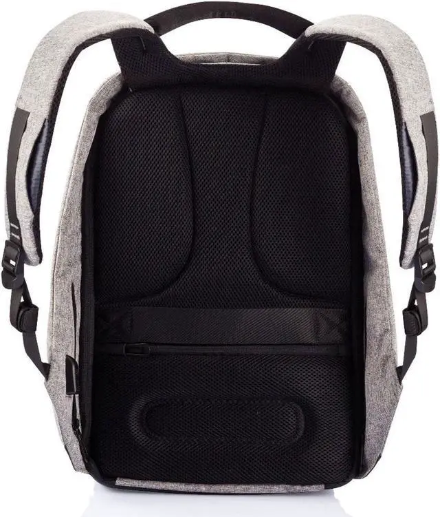 Alt view image 3 of 6 - XD Design Bobby Original Anti Theft Travel Laptop Backpack with USB Port, Grey