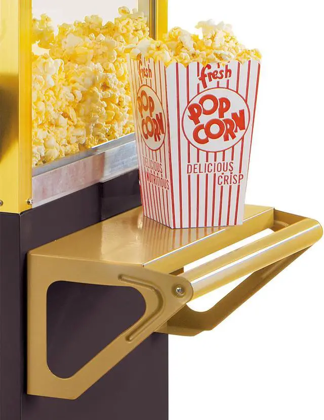 Alt view image 4 of 14 - nostalgia ccp510bk vintage professional popcorn cart-new 8-ounce kettle-53 inches tall-black