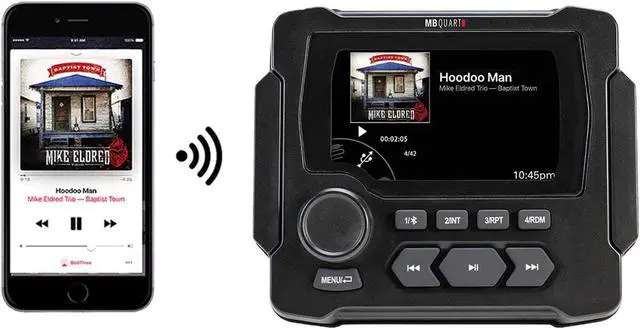 Alt view image 4 of 9 - MB Quart GMR LED Bluetooth Nautic 160 Watt Source Unit Media Player for GMR 3