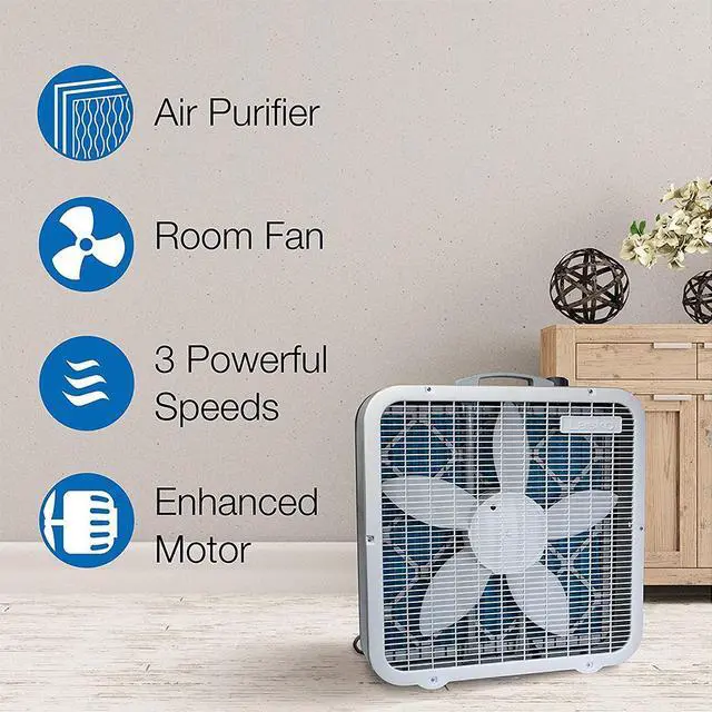 Alt view image 6 of 20 - Lasko Air Flex Air Purifier and Room Fan FF305