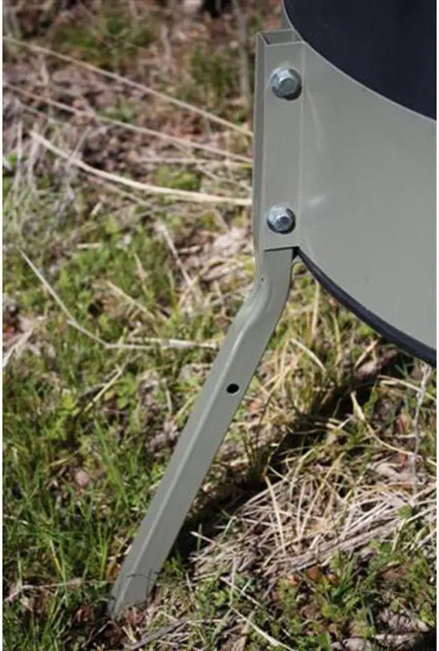 Alt view image 5 of 7 - Boss Buck BB-1.3 DIY 55 Gallon Barrel Tripod Deer Feeder 20 Inch Leg Stand Band