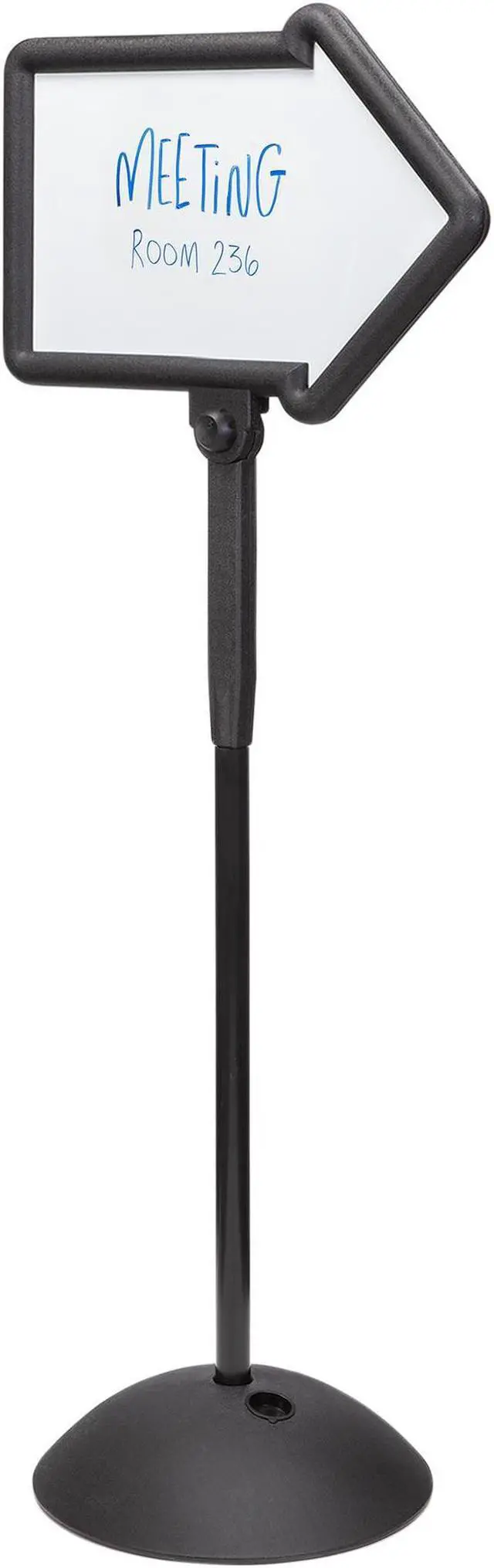 Alt view image 12 of 20 - Safco Double-Sided Arrow Sign Dry Erase Magnetic Steel 25 1/2 x 17 3/4 Black