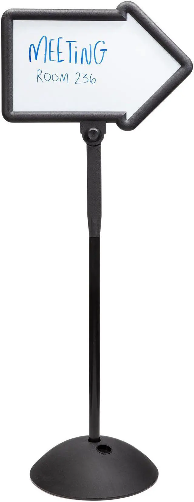 Alt view image 15 of 20 - Safco Double-Sided Arrow Sign Dry Erase Magnetic Steel 25 1/2 x 17 3/4 Black