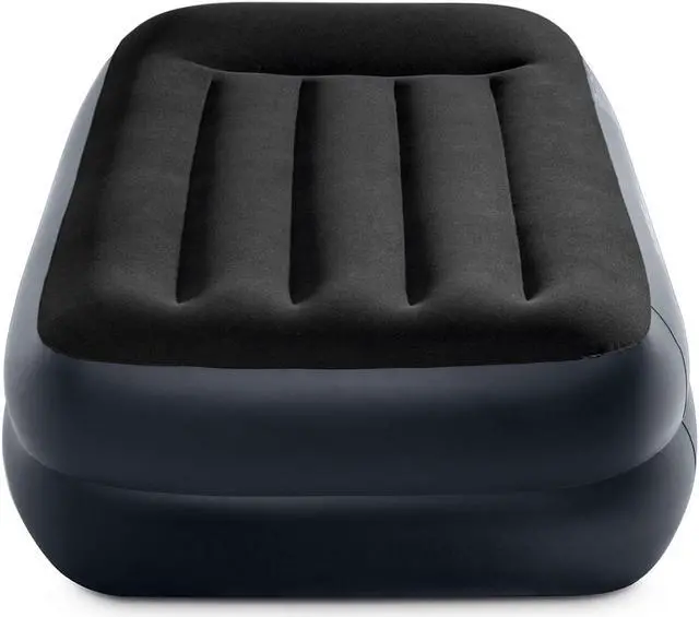 Alt view image 12 of 16 - Intex Dura-Beam Series Pillow Rest Raised Twin Airbed with Internal Pump