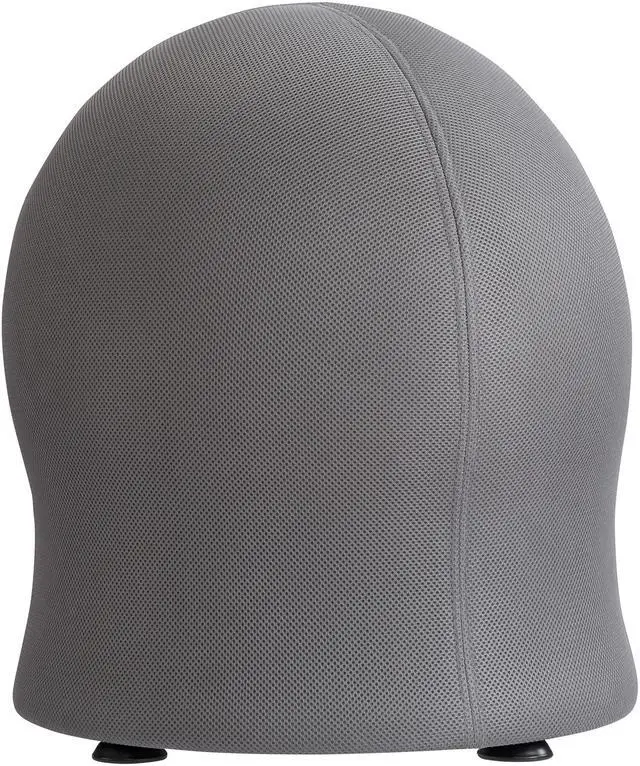 Alt view image 2 of 13 - Safco Zenergy Ball Chair 22 1/2" Diameter x 23" High Gray/Black 4750GR