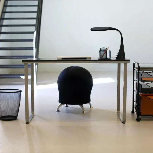 Alt view image 7 of 13 - Safco Zenergy Ball Chair 22 1/2" Diameter x 23" High Gray/Black 4750GR