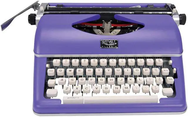 Alt view image 10 of 20 - Royal 79119Q Classic Manual Typewriter, Purple