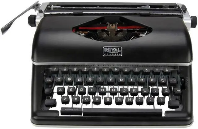Alt view image 4 of 14 - Royal Classic RETRO Style Manual Typewriter 79104P