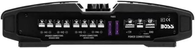 Alt view image 5 of 11 - Boss Audio PF2600 2600W 4 Channel Car Audio Amplifier Power LED Amp+Remote