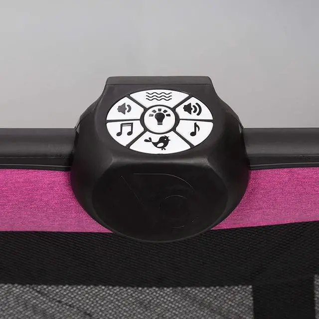 Alt view image 6 of 8 - Baby Trend Retreat Portable Nursery Center w/ Bassinet & Changing Table, Purple