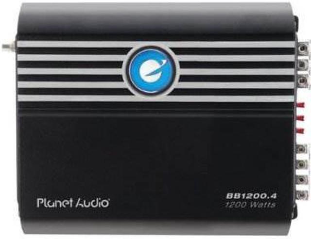Alt view image 2 of 13 - Planet Audio BB1200.4 1200W 4 Channel Amplifier Amp with 8 Gauge Amp Kit