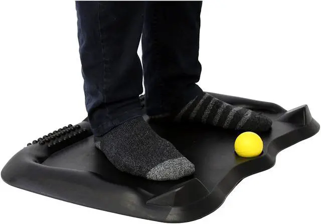 Alt view image 5 of 11 - Rocelco Topographical Energizing Supportive Floor Mat for Standing Desk Users
