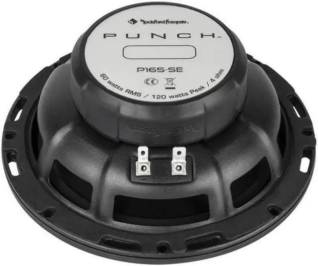Alt view image 2 of 8 - New Rockford Fosgate P165-SE 6.5" 120W 2-Way Car Audio Component Speaker System