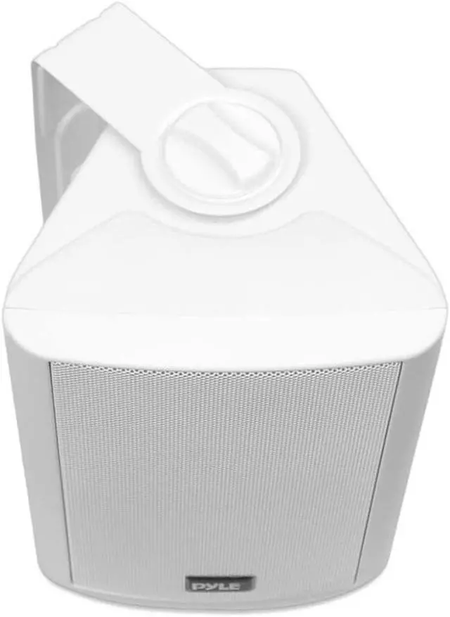 Alt view image 3 of 6 - Pyle PDWR53BTWT Bluetooth Indoor Outdoor 5.25 Inch 300W Speaker, White (2 Pack)