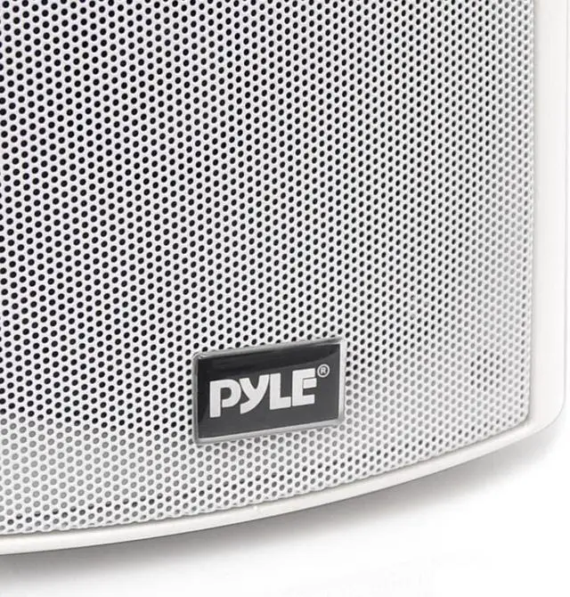Alt view image 4 of 6 - Pyle PDWR53BTWT Bluetooth Indoor Outdoor 5.25 Inch 300W Speaker, White (2 Pack)
