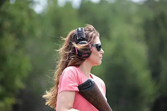 Alt view image 5 of 8 - Walker's Razor Slim Shooter Electronic Folding Hearing Protection Earmuff, Pink