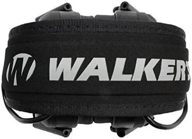 Alt view image 8 of 8 - Walker's Razor Slim Shooter Electronic Folding Hearing Protection Earmuff, Pink