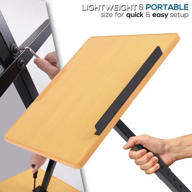 Alt view image 10 of 16 - Pyle Home(R) PLCTND44 Compact & Portable Lectern Podium