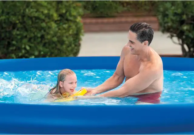 Alt view image 16 of 19 - Intex 28141EH 13ft x 33" Easy Set Inflatable Swimming Pool w/530 GPH Filter Pump