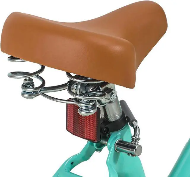 Alt view image 15 of 18 - JOYSTAR Vintage 16 Inch Kids Bike with Basket & Training Wheels for 4-7 Years Old Girls & Boys(GREEN)