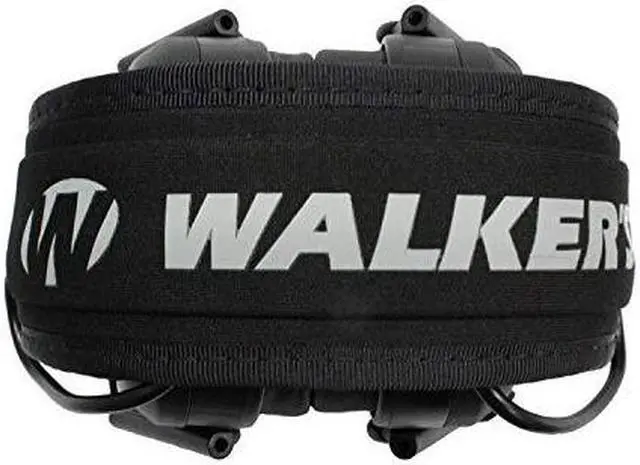 Alt view image 15 of 17 - Walker's Razor Slim Shooter Black Electronic Folding Hearing Protection Earmuffs
