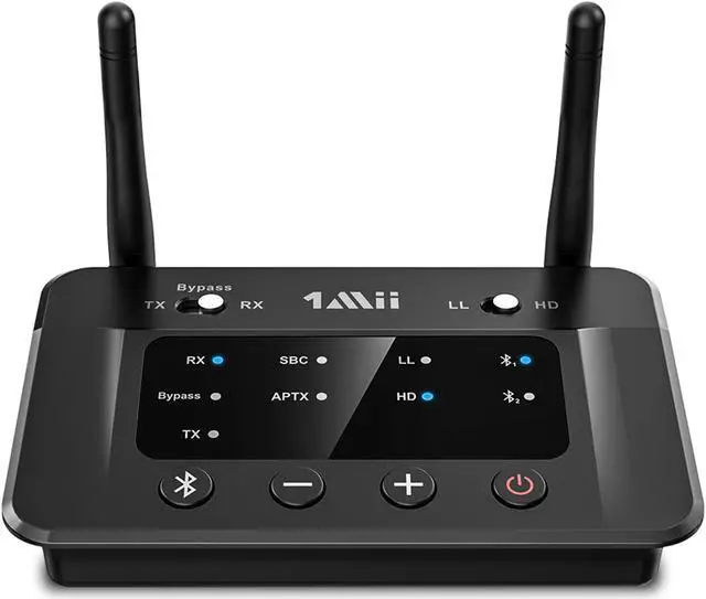 Main image of 1Mii B03 Long Range Bluetooth 5.0 Transmitter Receiver for TV and Home Stereo