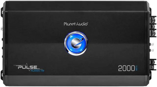 Alt view image 7 of 14 - Planet Audio PL2000.1M Monoblock 2000 Watts MAX Power Car Amplifier w/ Remote