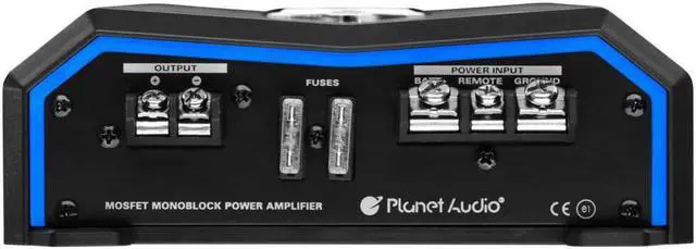 Alt view image 9 of 14 - Planet Audio PL2000.1M Monoblock 2000 Watts MAX Power Car Amplifier w/ Remote