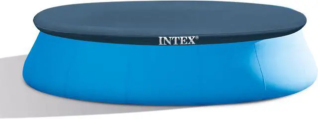 Alt view image 11 of 15 - Intex 15' x 48" Inflatable Easy Set Above Ground Swimming Pool w/ Ladder & Pump