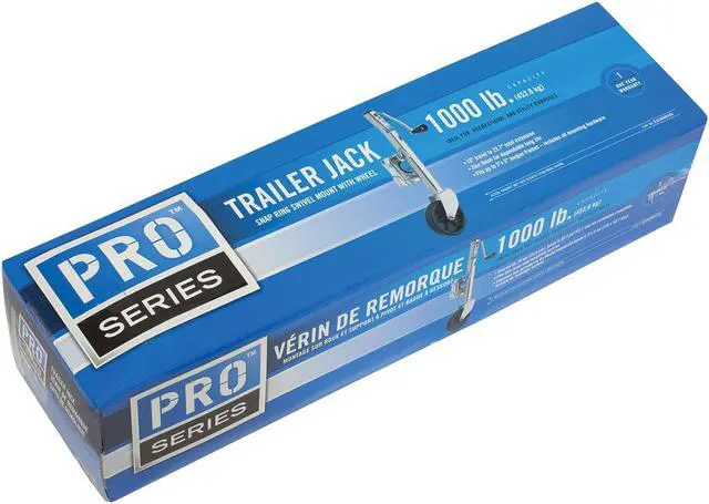 Alt view image 2 of 5 - Pro Series EJ10000101 1,000 Pound Swivel Bolt On Marine Utility Trailer Jack