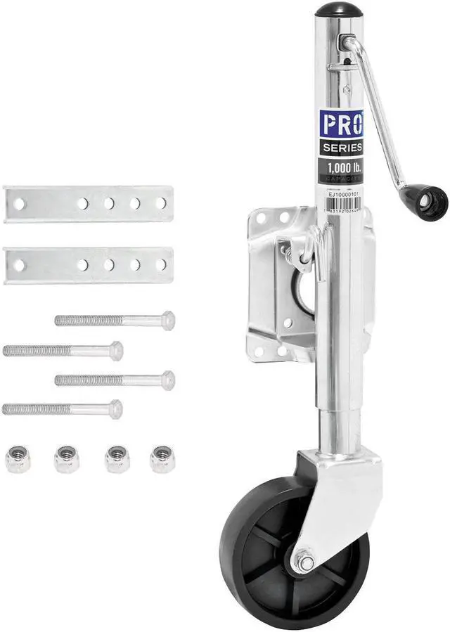 Main image of Pro Series EJ10000101 1,000 Pound Swivel Bolt On Marine Utility Trailer Jack