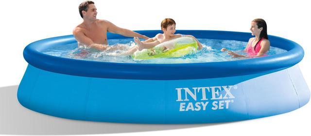 eksotisk badning passe Intex 28131EH 12ft x 30in Easy Set Up Inflatable Swimming Pool with Filter  Pump Above Ground Pools - Newegg.com