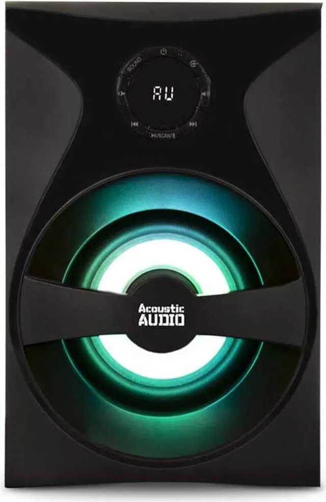 Alt view image 3 of 15 - Acoustic Audio by Goldwood AA5400 6 Piece Surround Sound System Set Home Theater