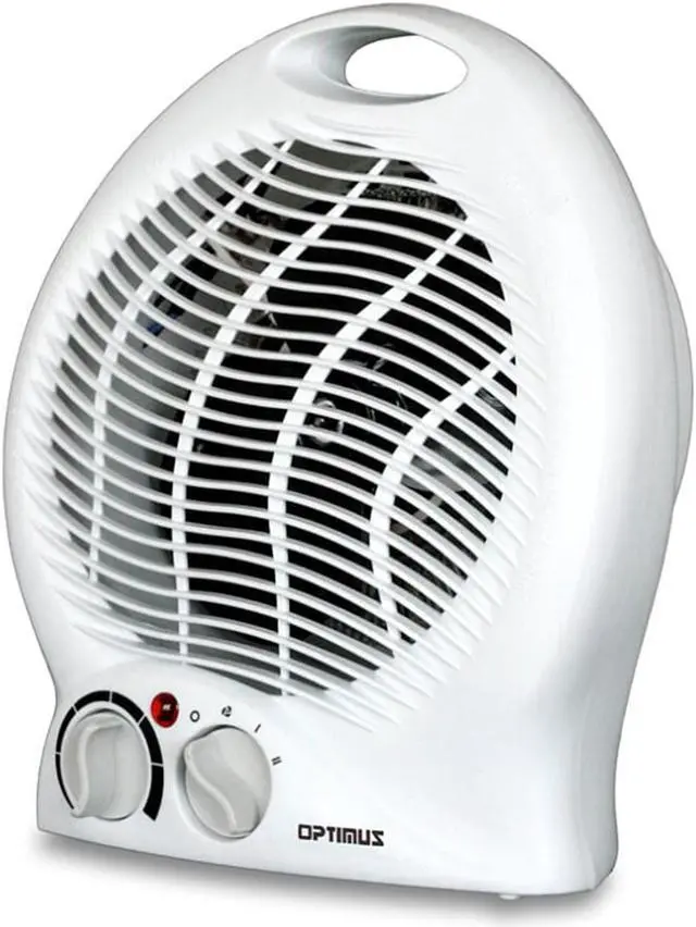 Alt view image 5 of 15 - Optimus Heater Fan Portable with Thermostat - White - H1322