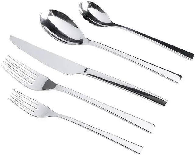 Alt view image 3 of 5 - Gibson 91439.2 Elite Sparland Forged Flatware Spoons, Set of 4 - 20 Piece