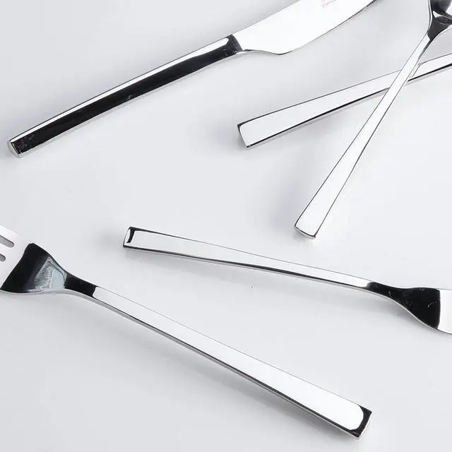 Alt view image 5 of 5 - Gibson 91439.2 Elite Sparland Forged Flatware Spoons, Set of 4 - 20 Piece