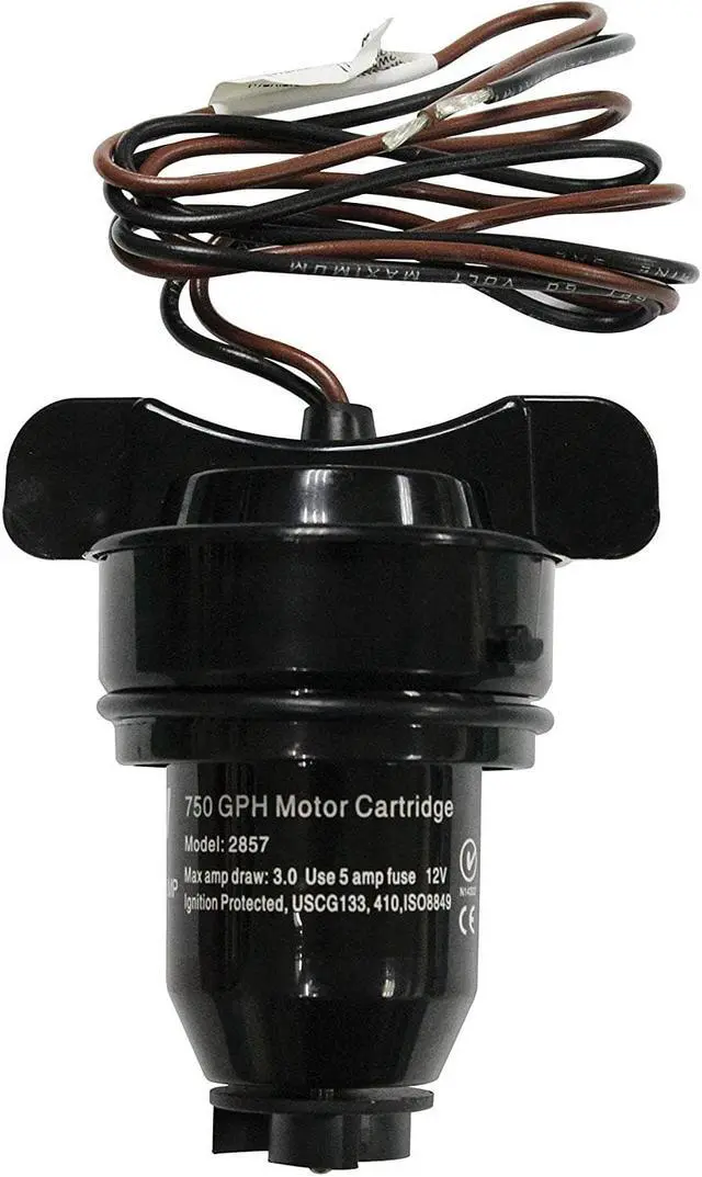 Alt view image 6 of 8 - JOHNSON PUMP 750 GPH MOTOR CARTRIDGE ONLY