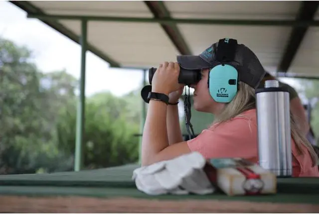 Alt view image 20 of 20 - Walkers Razor Series Slim Lo Profile Ear Muffs Hearing Protection - Light Teal