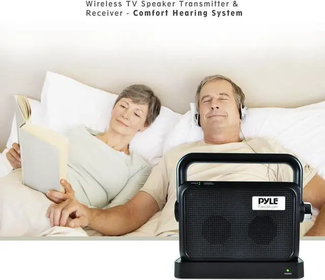 Alt view image 17 of 20 - Pyle Wireless TV Speaker | Portable TV Soundbox | TV Audio Hearing Assistance