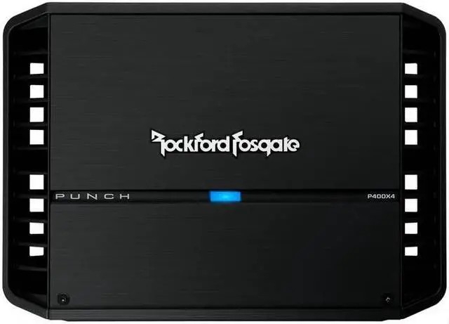 Alt view image 12 of 20 - Rockford Fosgate Punch P400X4 400 Watt RMS 4 Channel Car Amplifier