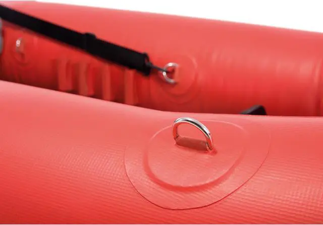Alt view image 7 of 7 - Intex Excursion Pro Inflatable 2 Person Vinyl Kayak with 2 Oars and Pump, Red