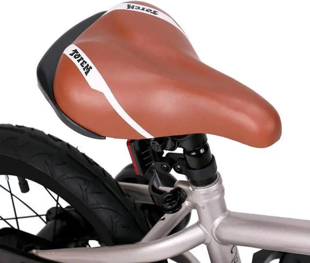 Alt view image 3 of 15 - JOYSTAR Totem 12" BMX Kids Bike for Ages 2-4 with Training Wheels, Silver